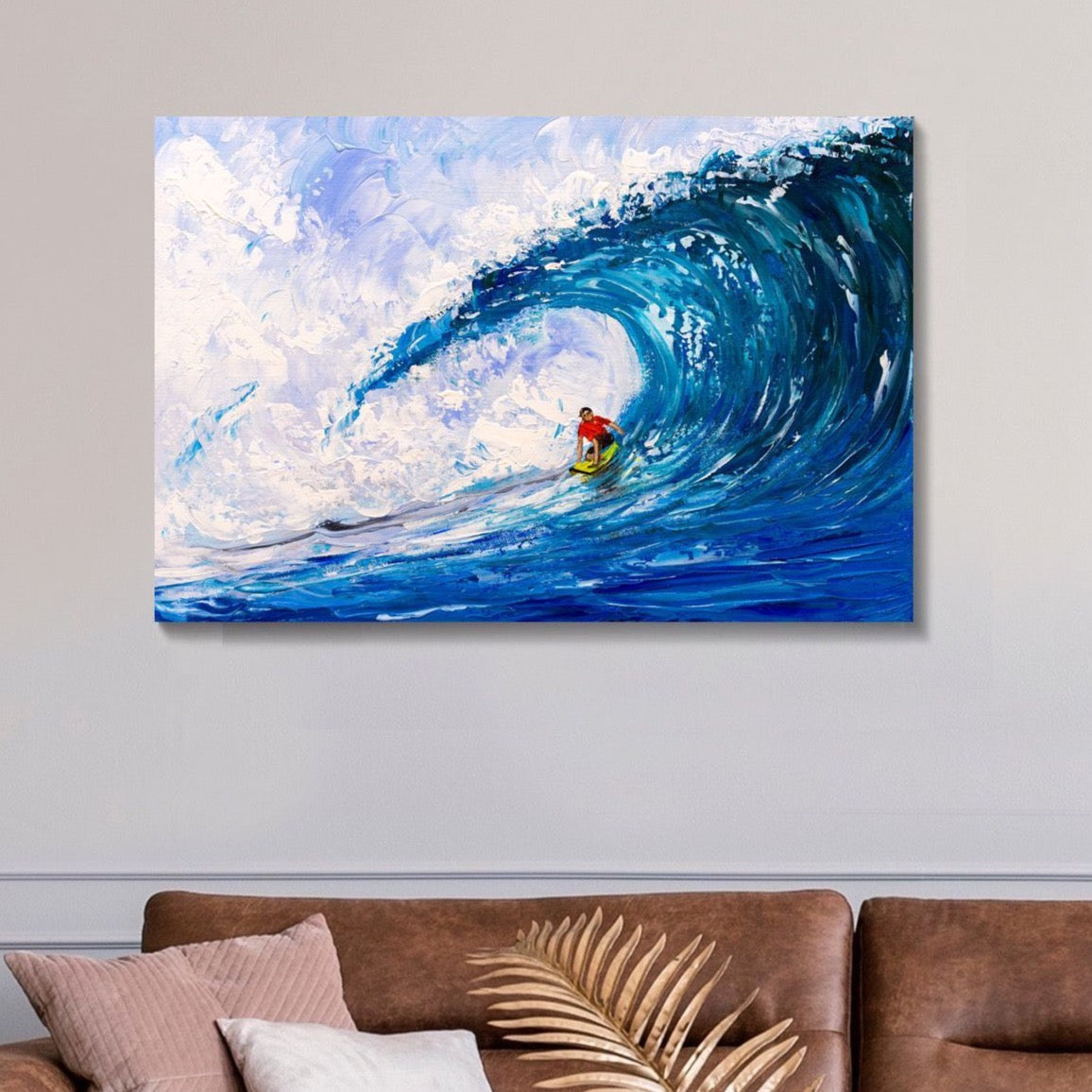 Schilderij Ride The Wave (Canvas)